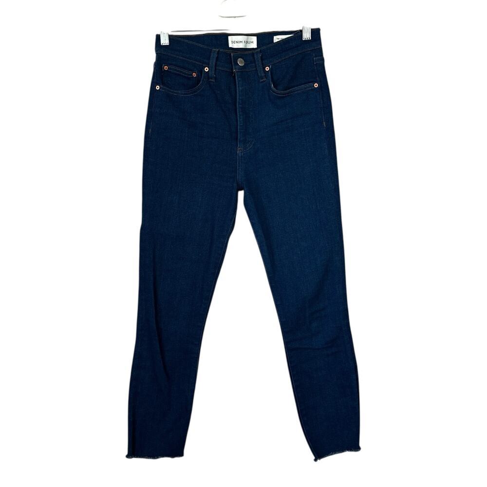 ARITZIA Denim Forum The Lola High Rise Skinny Jeans Size 27 x 28 Raw Hem